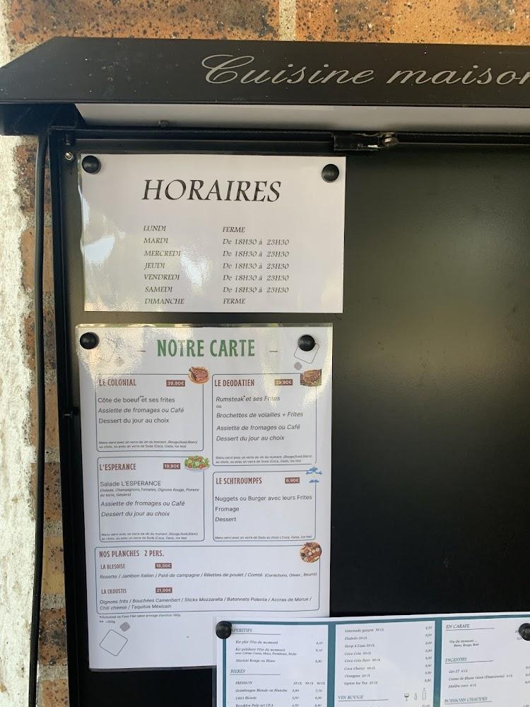 L' Espérance brocante - Menu Image 1